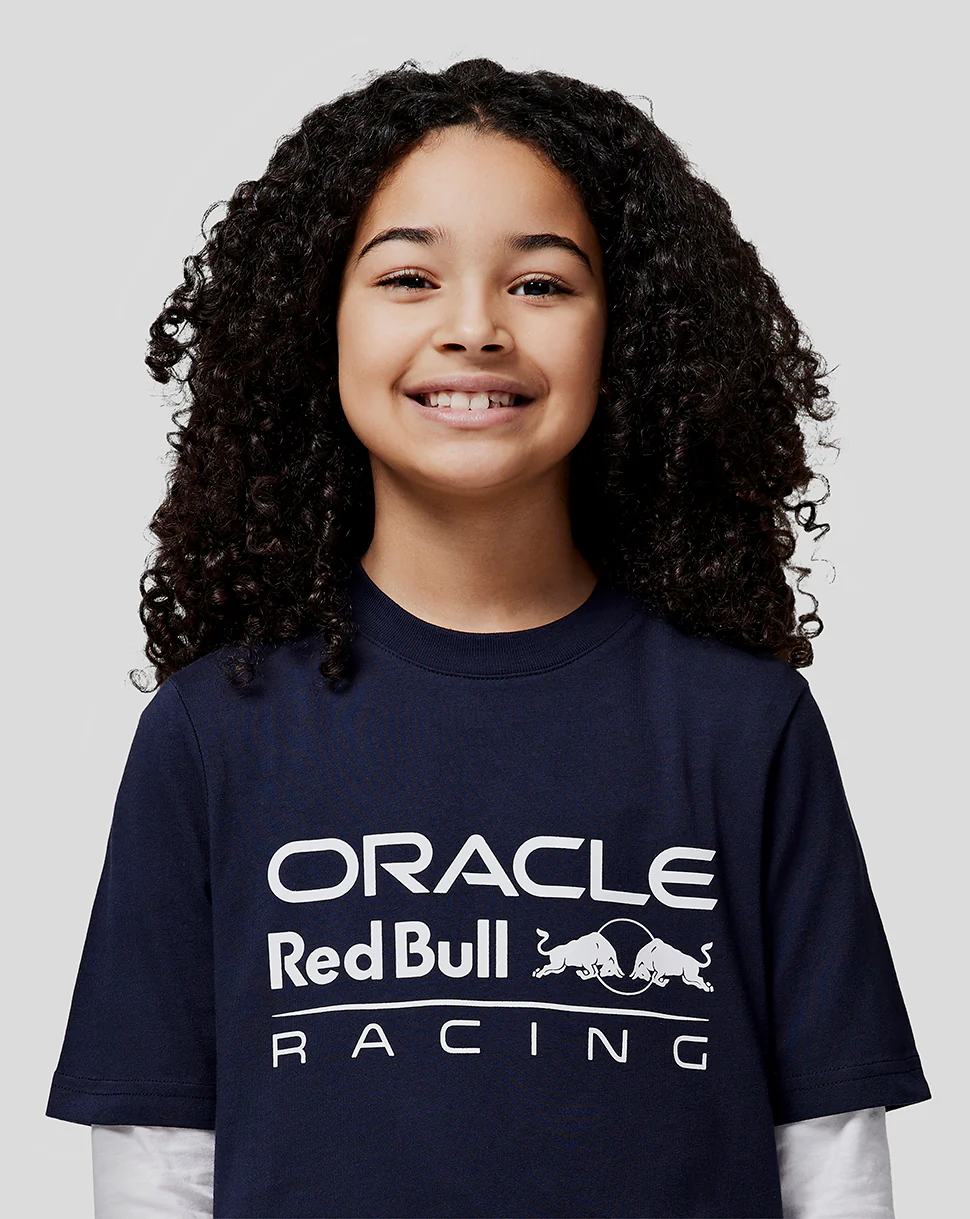 Oracle Red Bull Racing Junior Large Front Logo T-Shirt - Night Sky