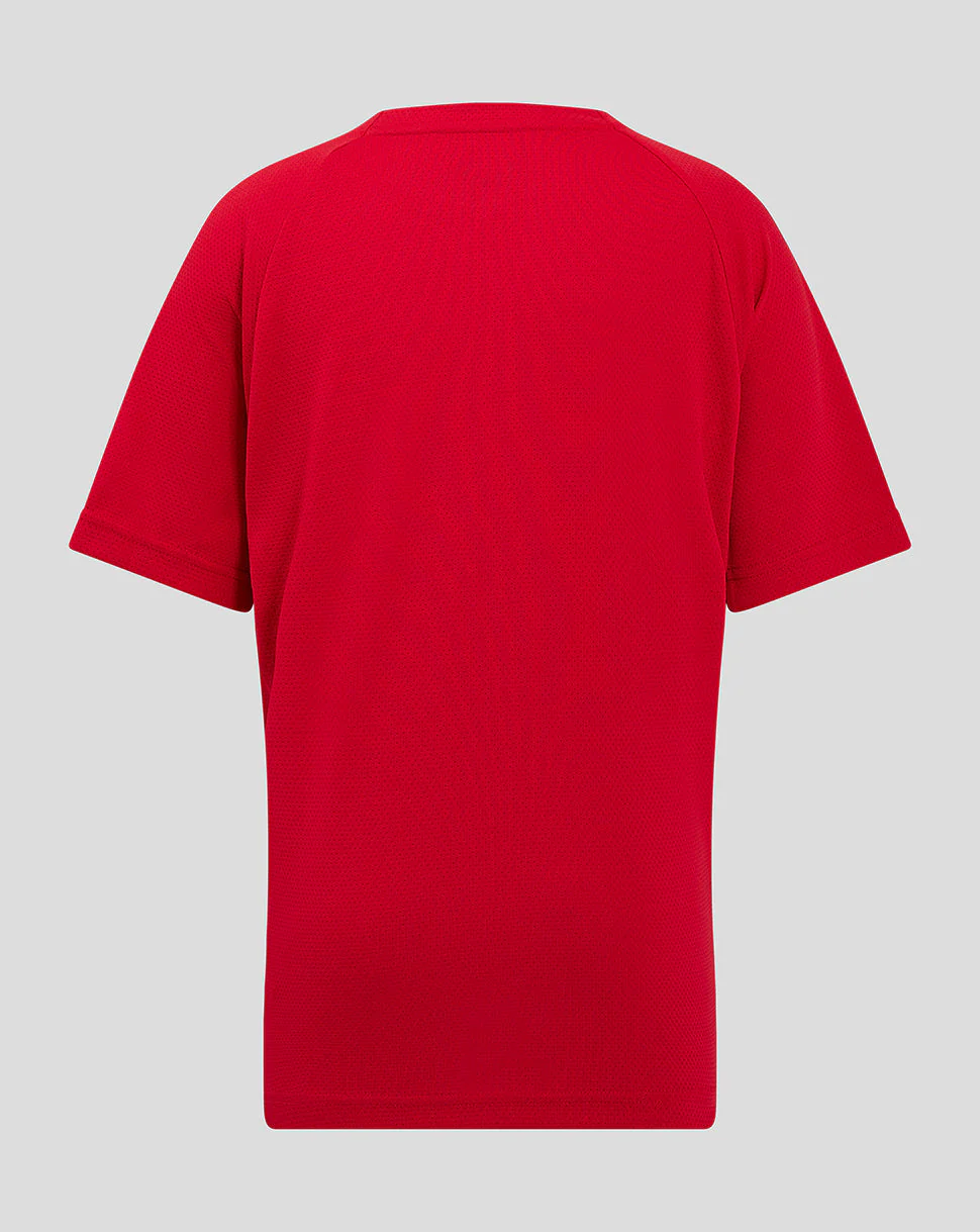 Saracens Junior 24/25 Training Short Sleeve Tee - Red