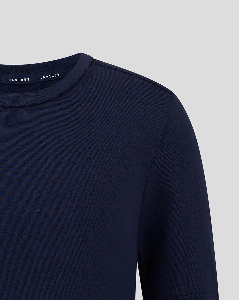 Junior Cotton Leisure Tee - Peacoat