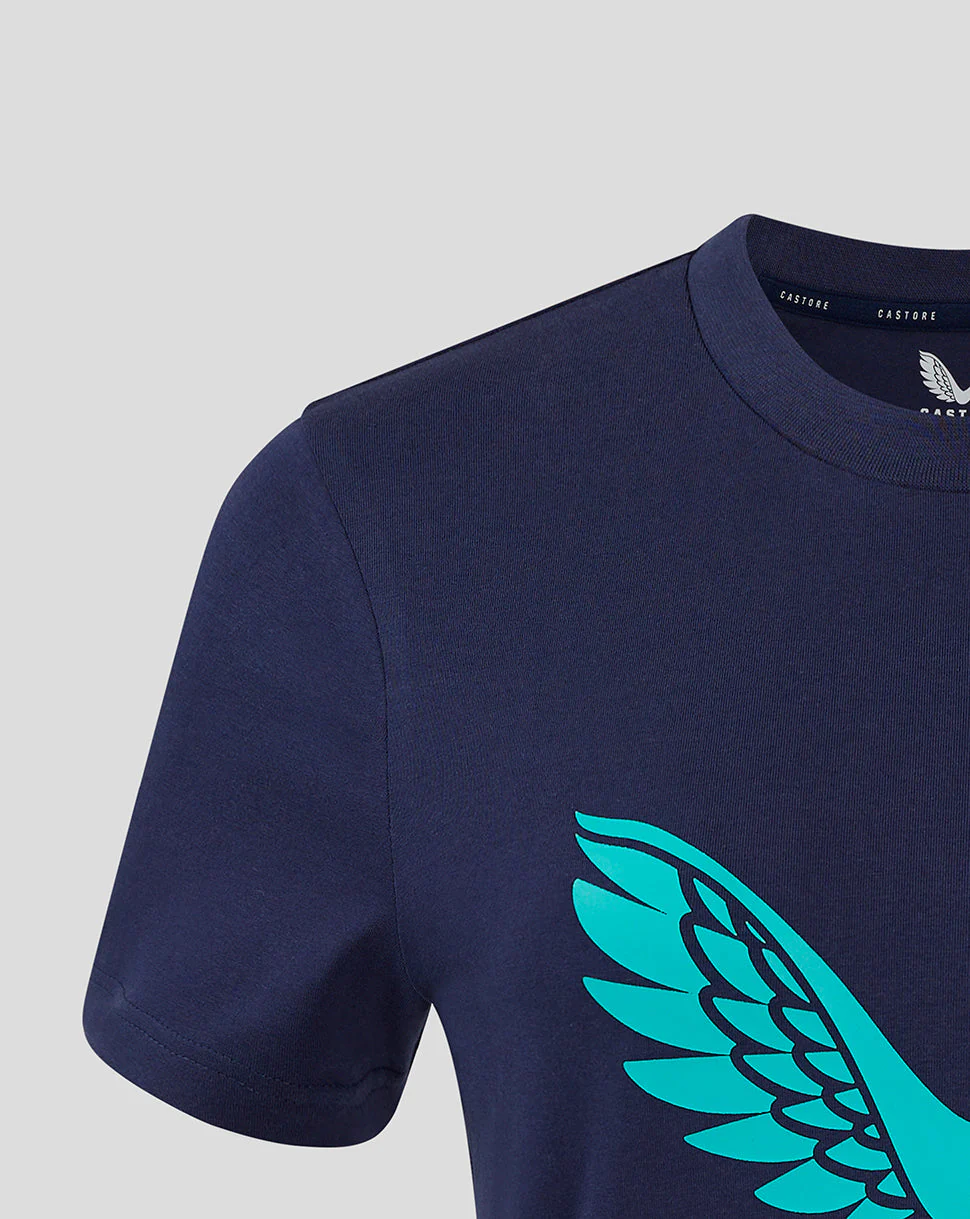 Mansfield Women's 24/25 Training Logo Tee - Navy