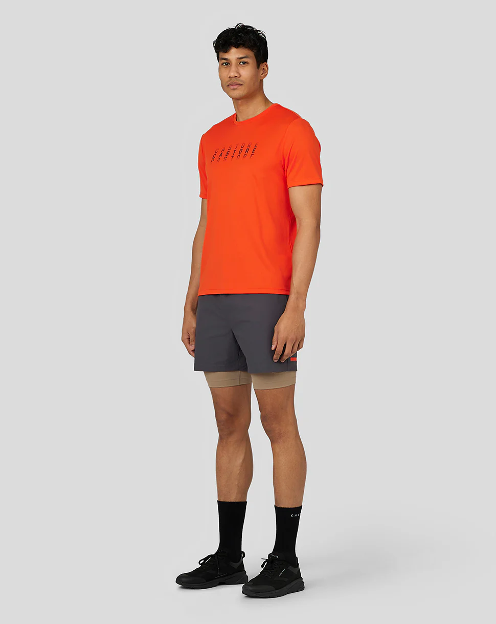 Men’s Flow Short Sleeve Graphic T-Shirt - Deep Orange