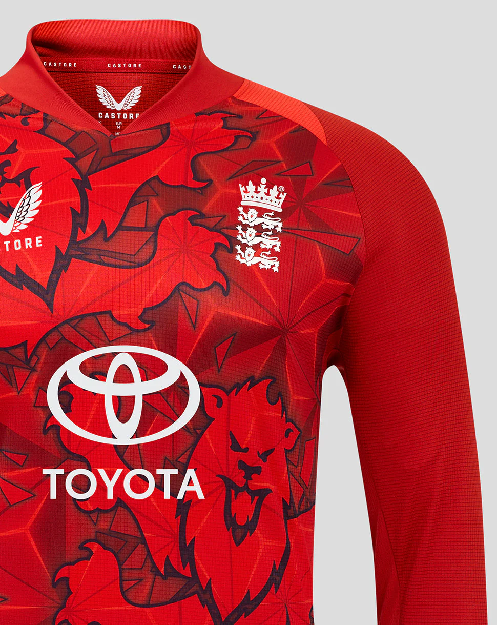 England Cricket T20 Men's Pro Long Sleeve Shirt 25/26