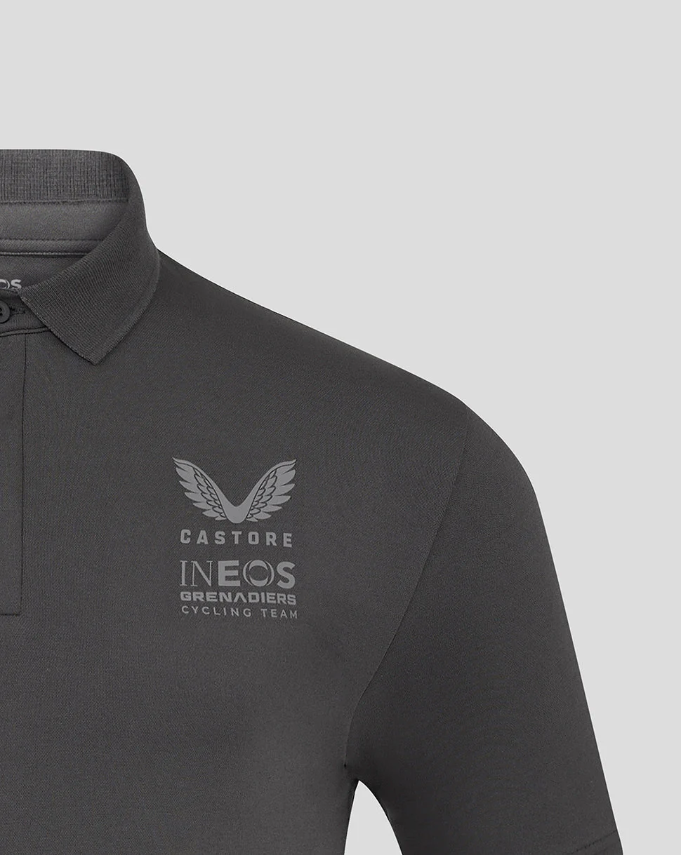 INEOS Grenadiers 2025 Unisex Dual Brand Short Sleeve Polo Shirt - Grey