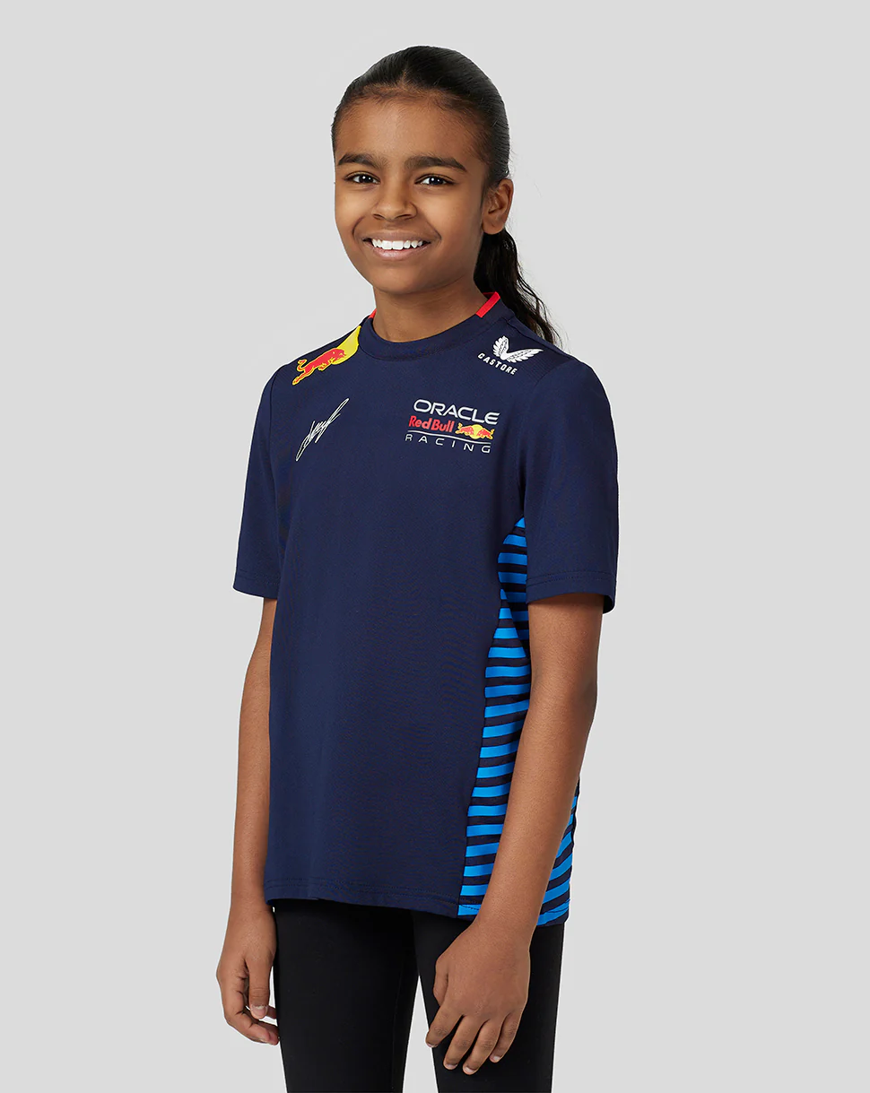 Oracle Red Bull Racing Junior Official Teamline Sergio Checo Perez T-Shirt - Night Sky