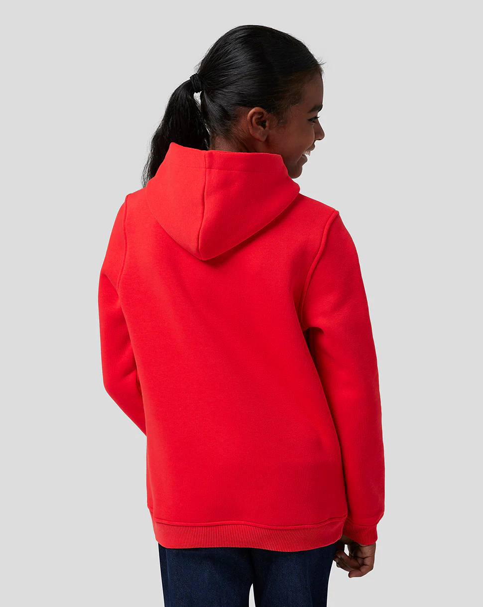 Junior Oracle Red Bull Racing Core Overhead Hoodie - Flame Scarlet