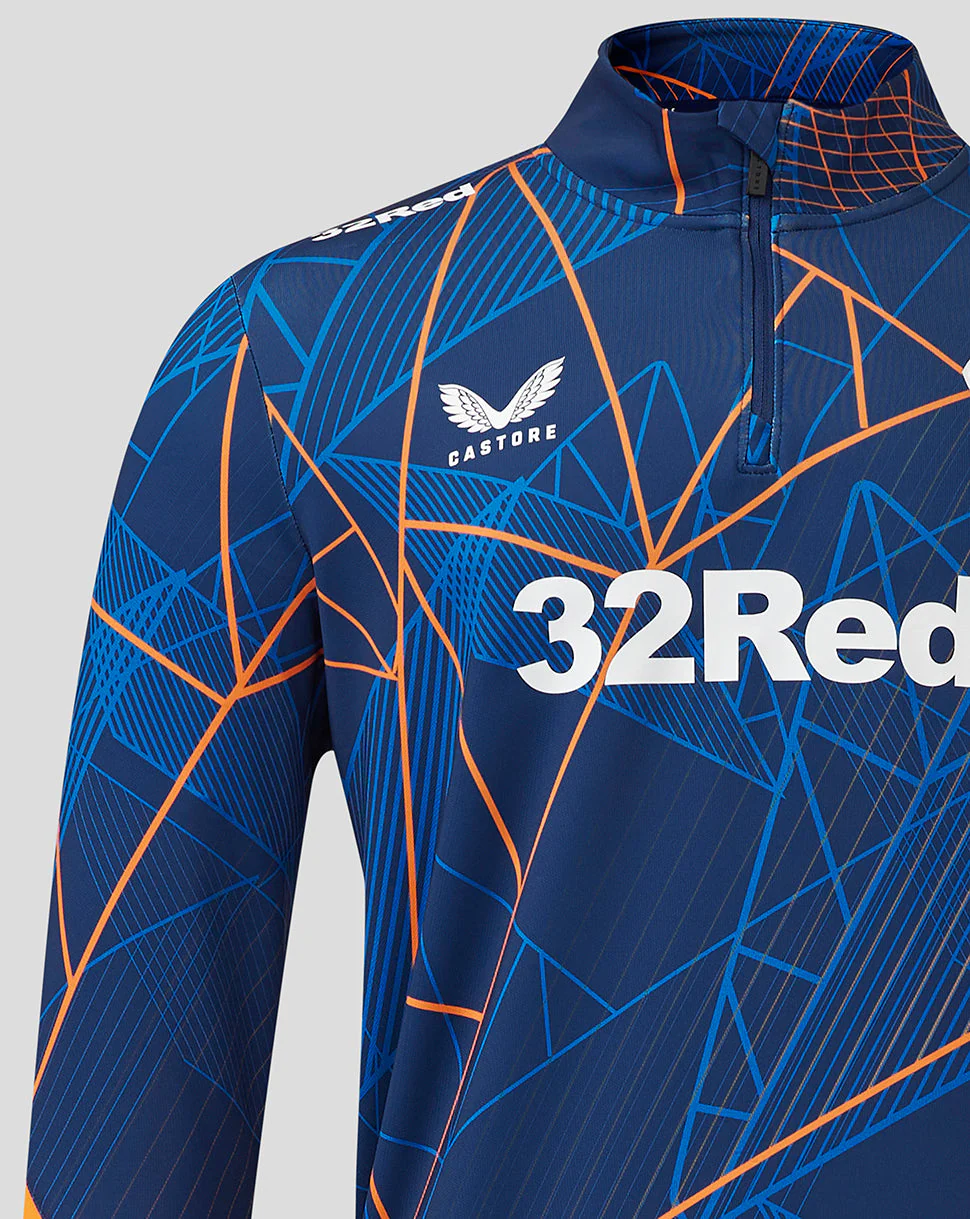 Rangers Men's 24/25 League Matchday 1/4 Zip Midlayer