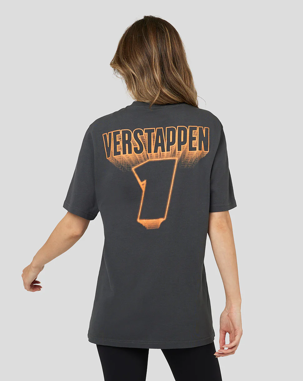 ORACLE RED BULL RACING UNISEX SHORT SLEEVE T-SHIRT RACE - ASPHALT