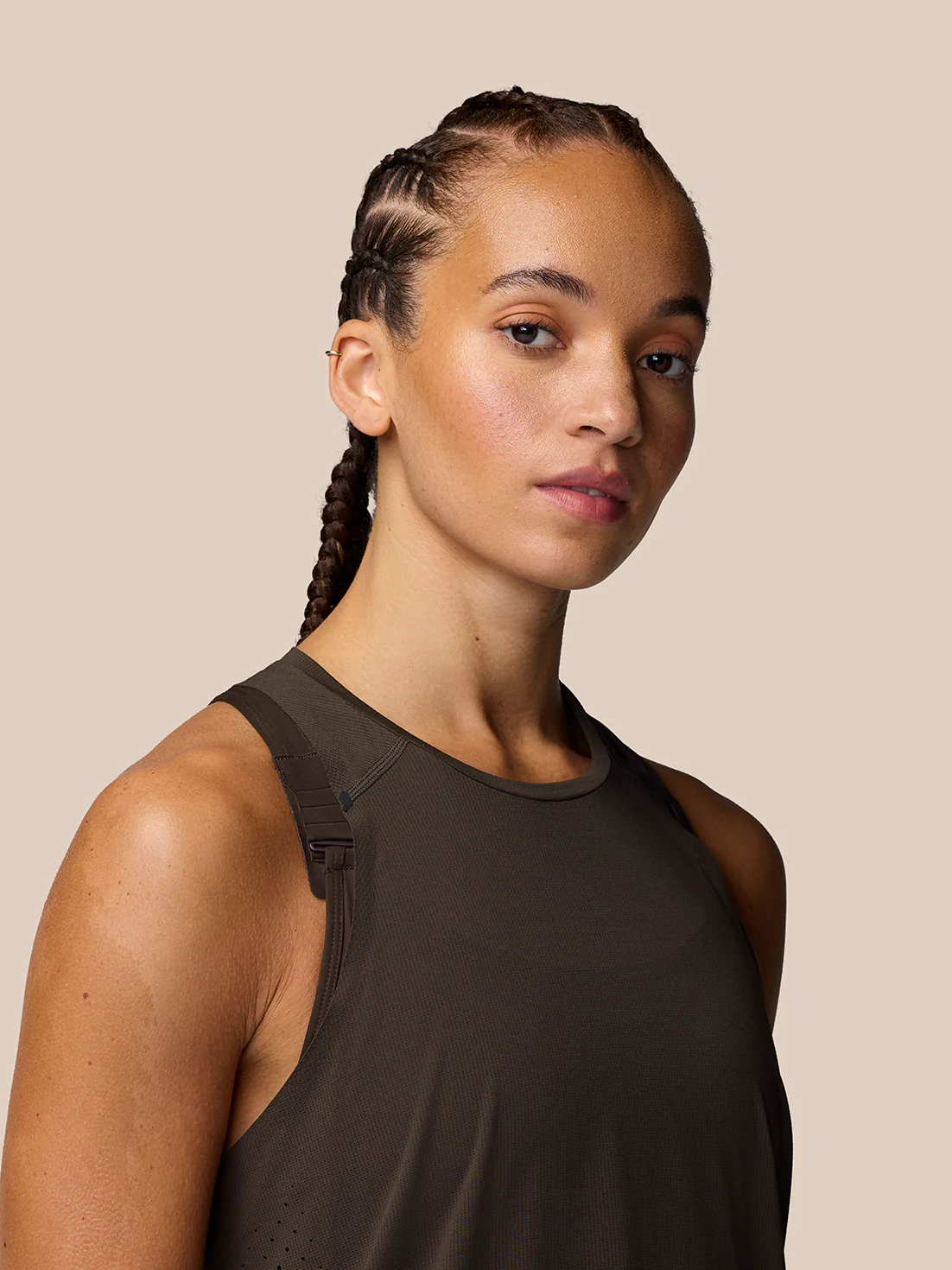 Zone Training Tank Top - Brown