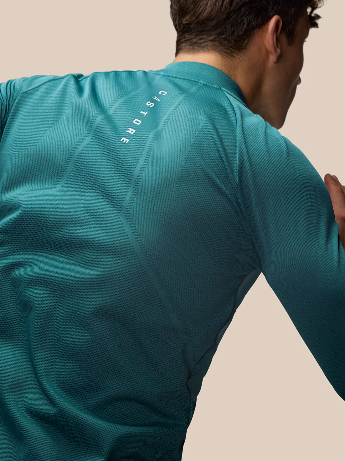 Apex Training 1/4 Zip Top - Aqua