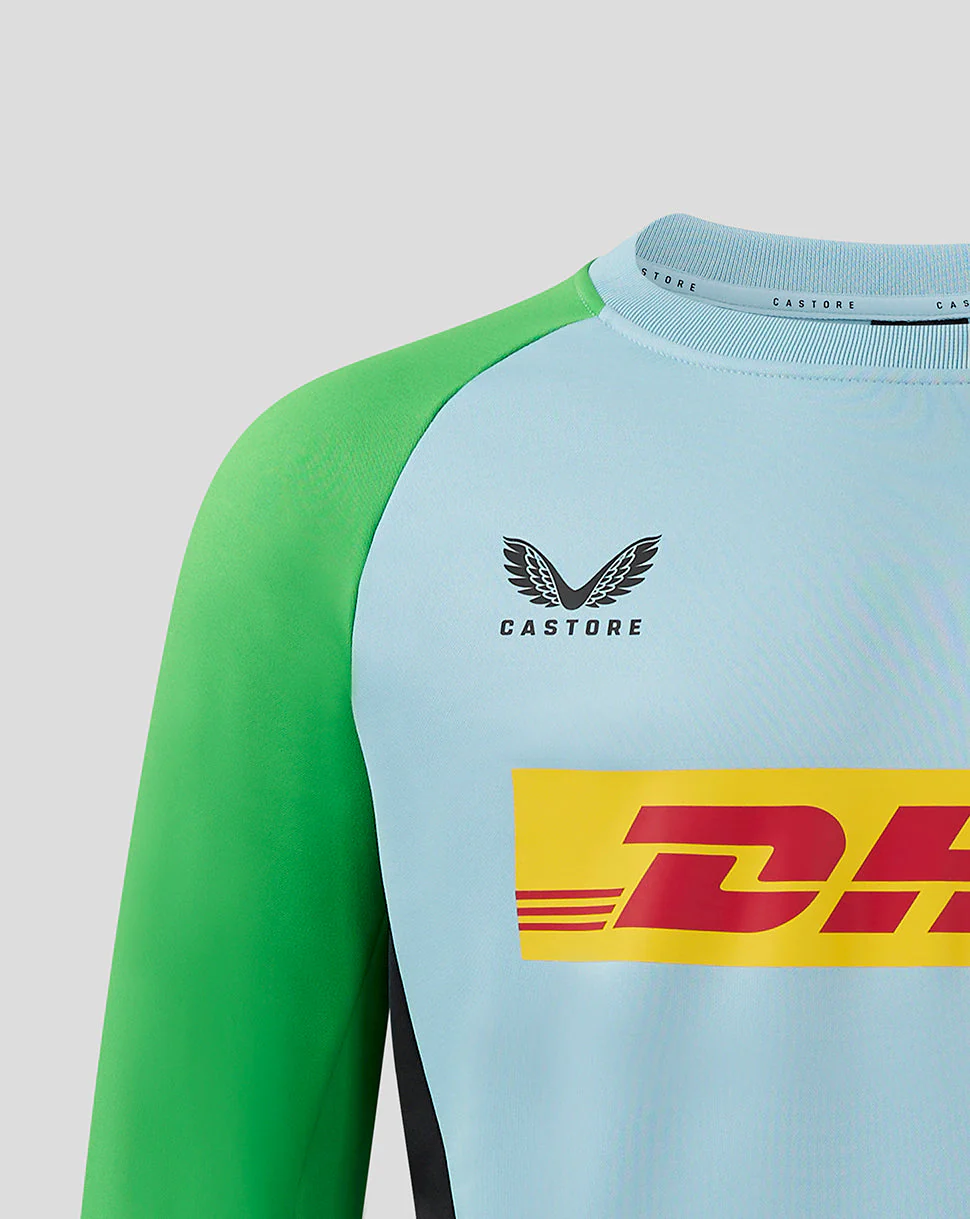 Harlequins Men's 24/25 Training Sweatshirt - Light Blue