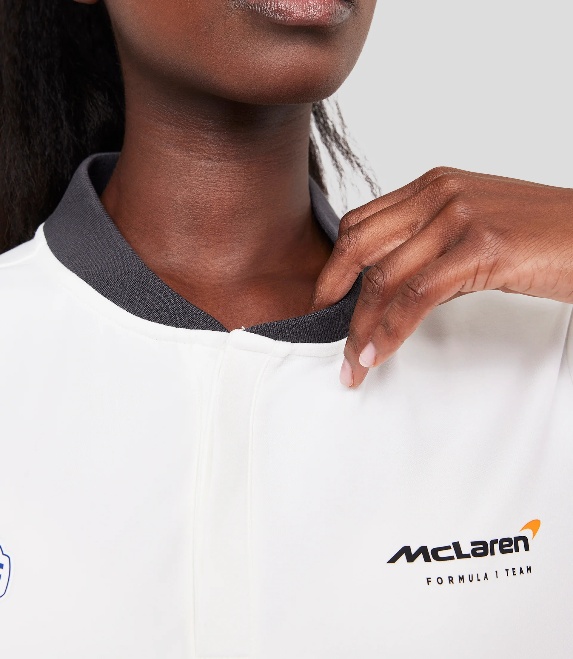 White McLaren Gulf Classic Stripe Polo