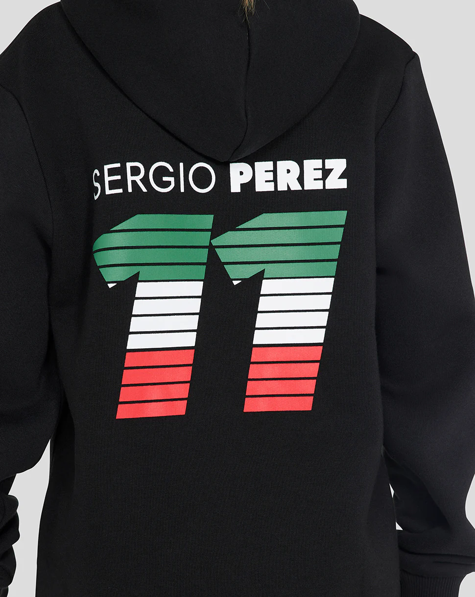 ORACLE RED BULL RACING JUNIOR DRIVER SERGIO CHECO PEREZ HOODIE - BLACK