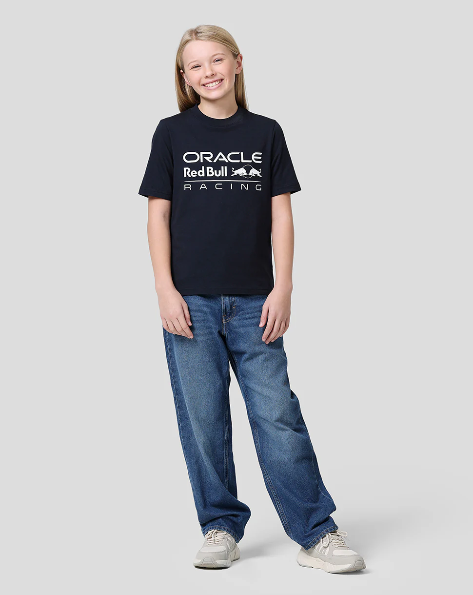 Oracle Red Bull Racing Junior Large Front Logo T-Shirt - Night Sky