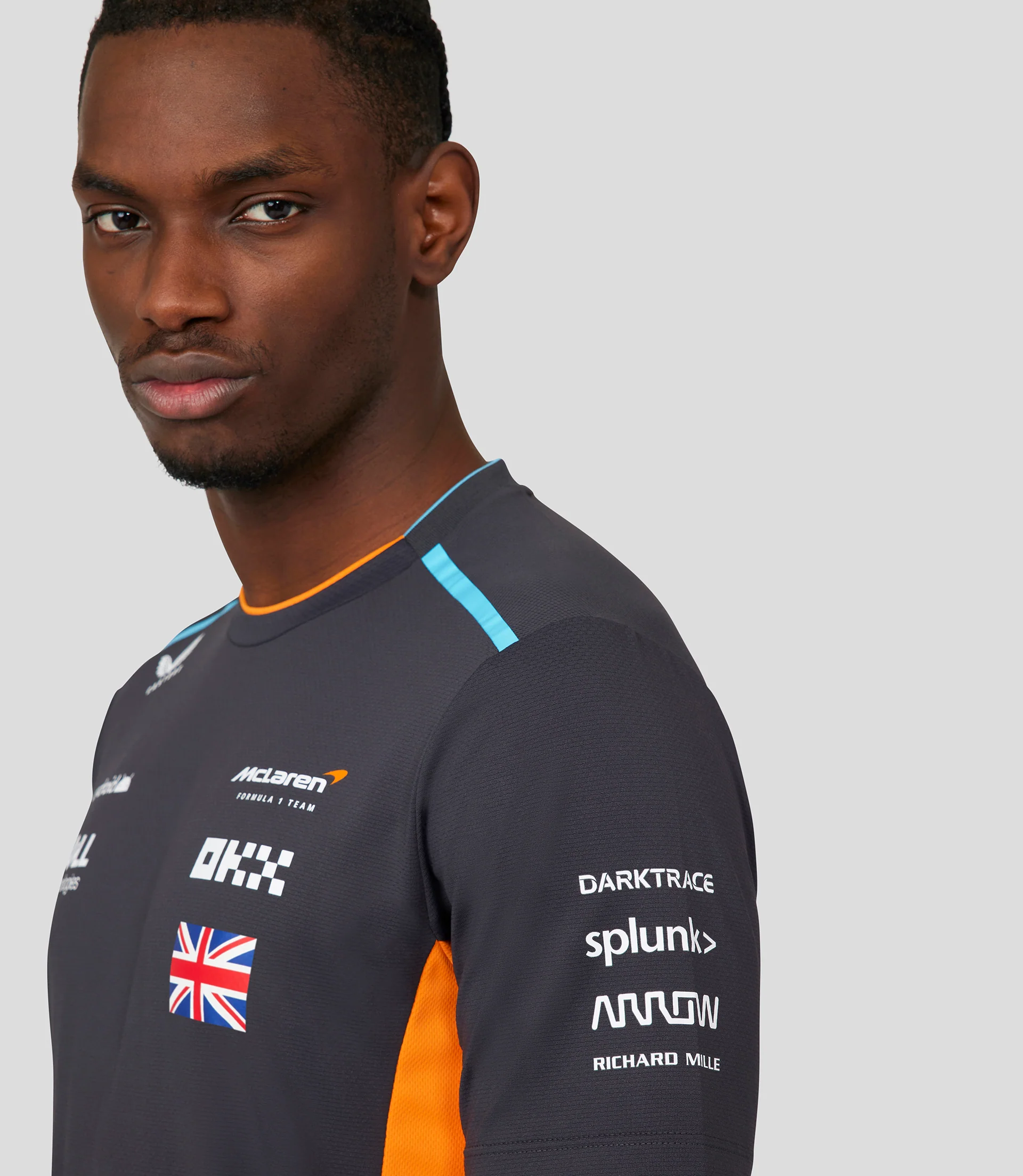 McLAREN MEN'S SET UP T-SHIRT NORRIS - PHANTOM