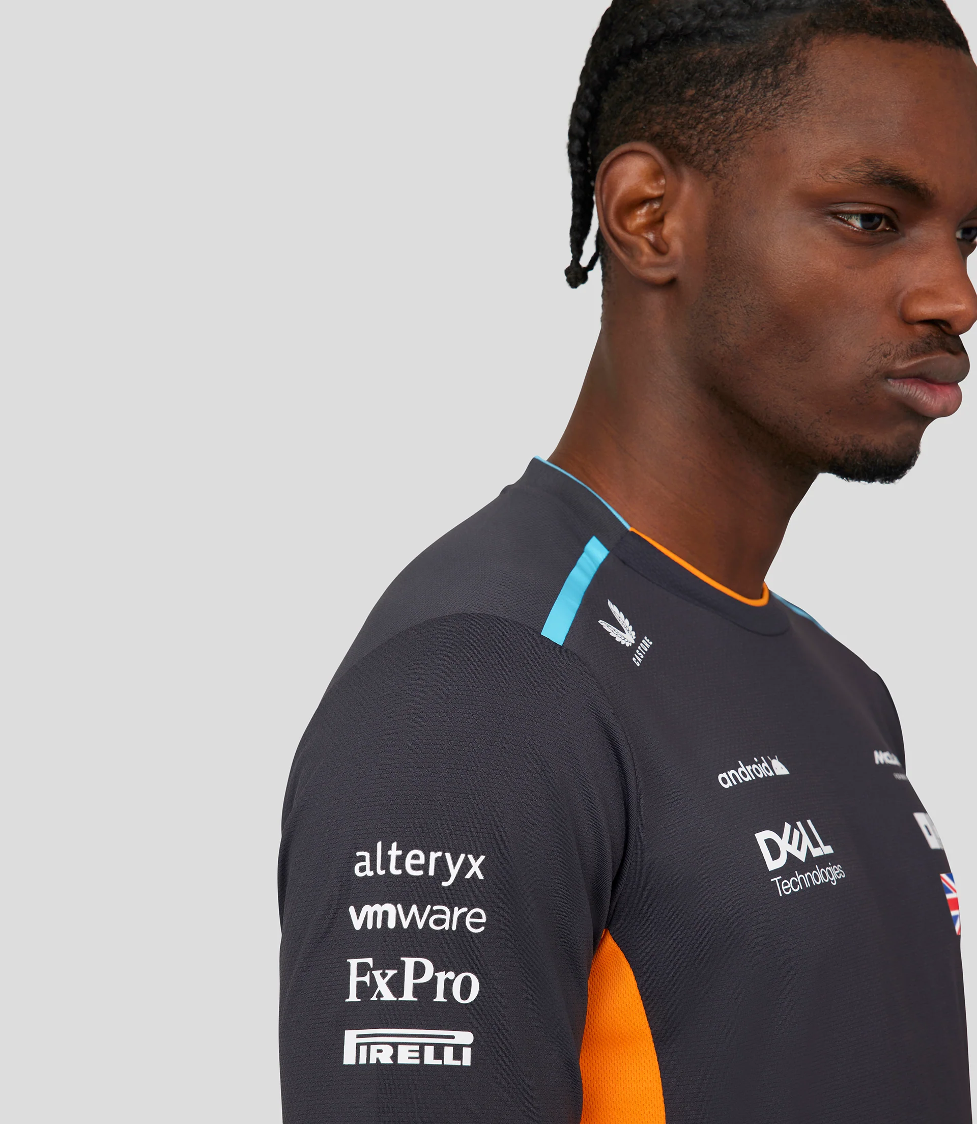 McLAREN MEN'S SET UP T-SHIRT NORRIS - PHANTOM