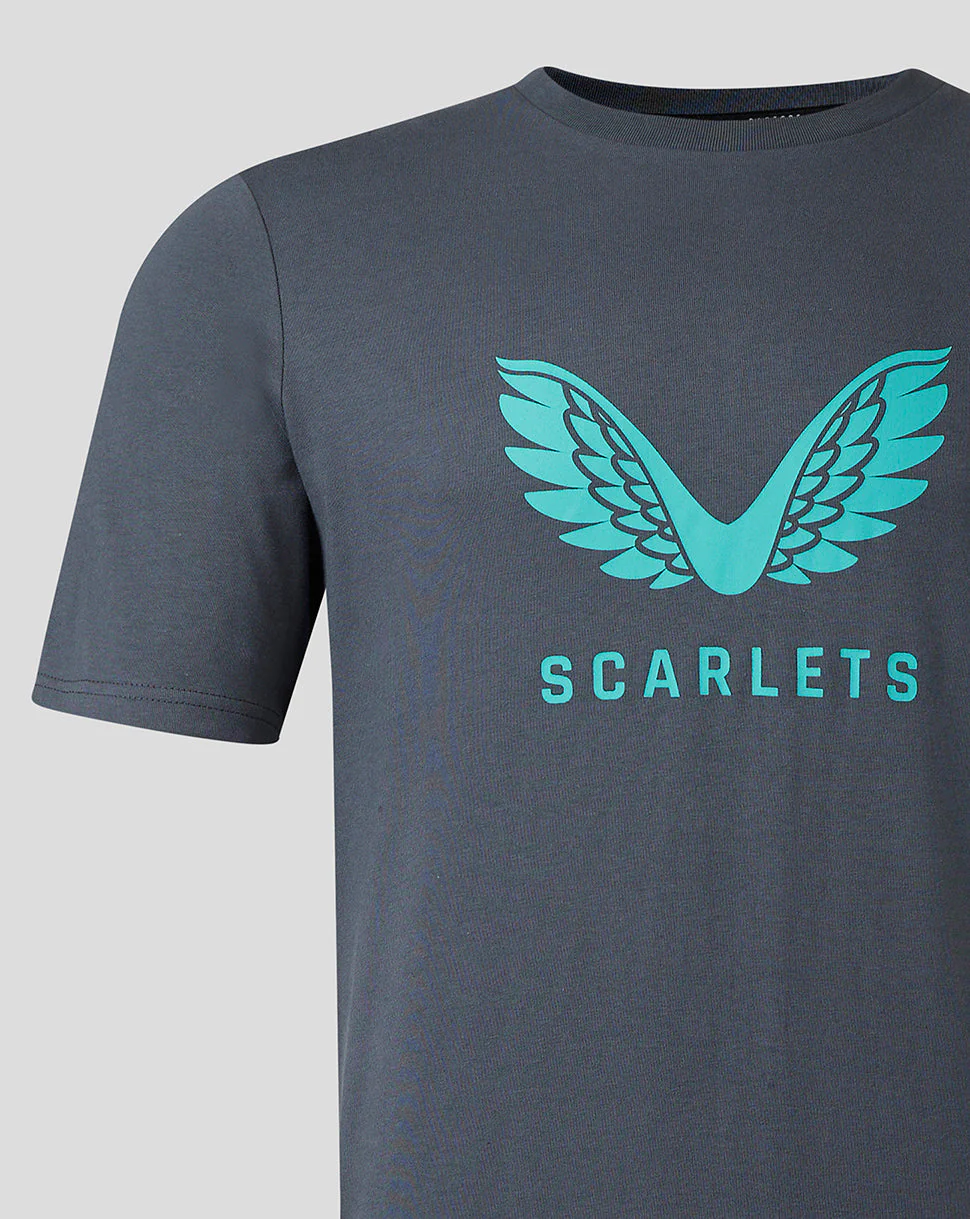 Scarlets Junior 23/24 Cotton Logo T-Shirt