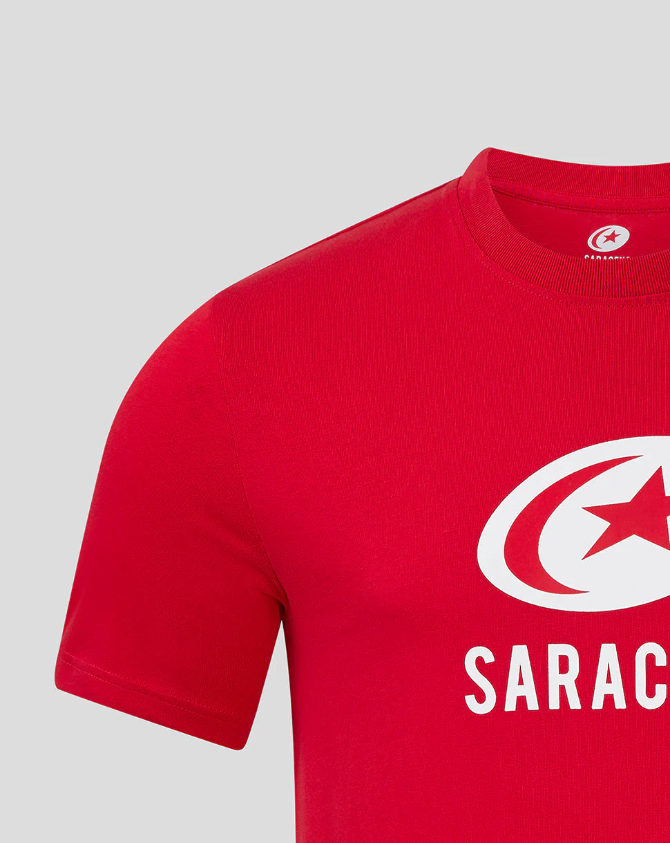Saracens Men's Core Crest T-Shirt - Red