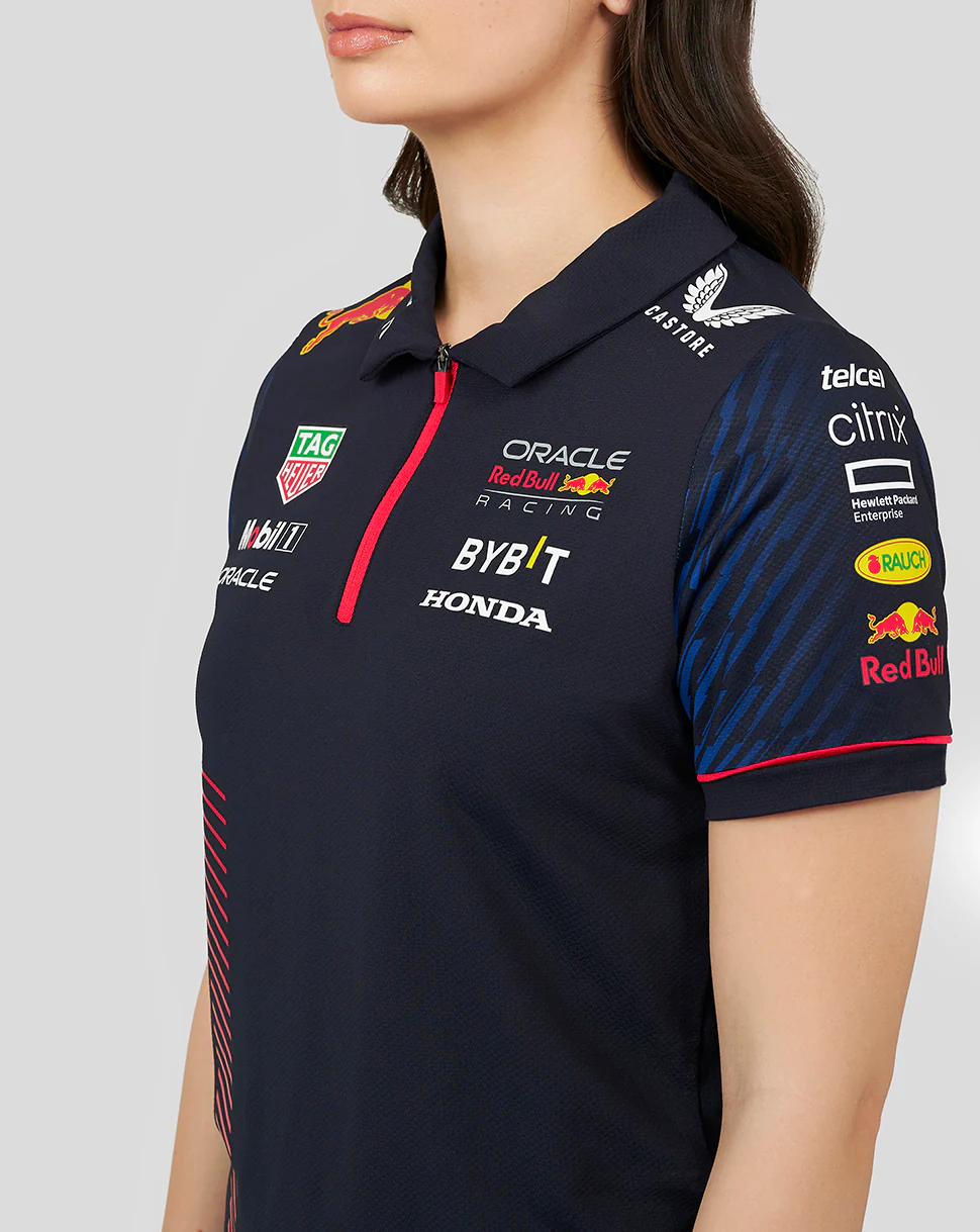 ORACLE RED BULL RACING WOMENS SS POLO SHIRT - NIGHT SKY