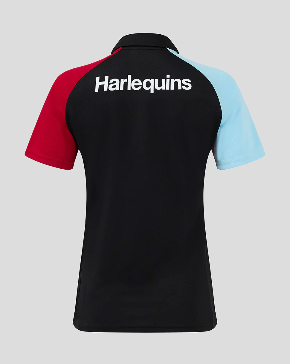 Harlequins Women's 24/25 Training Polo - Black