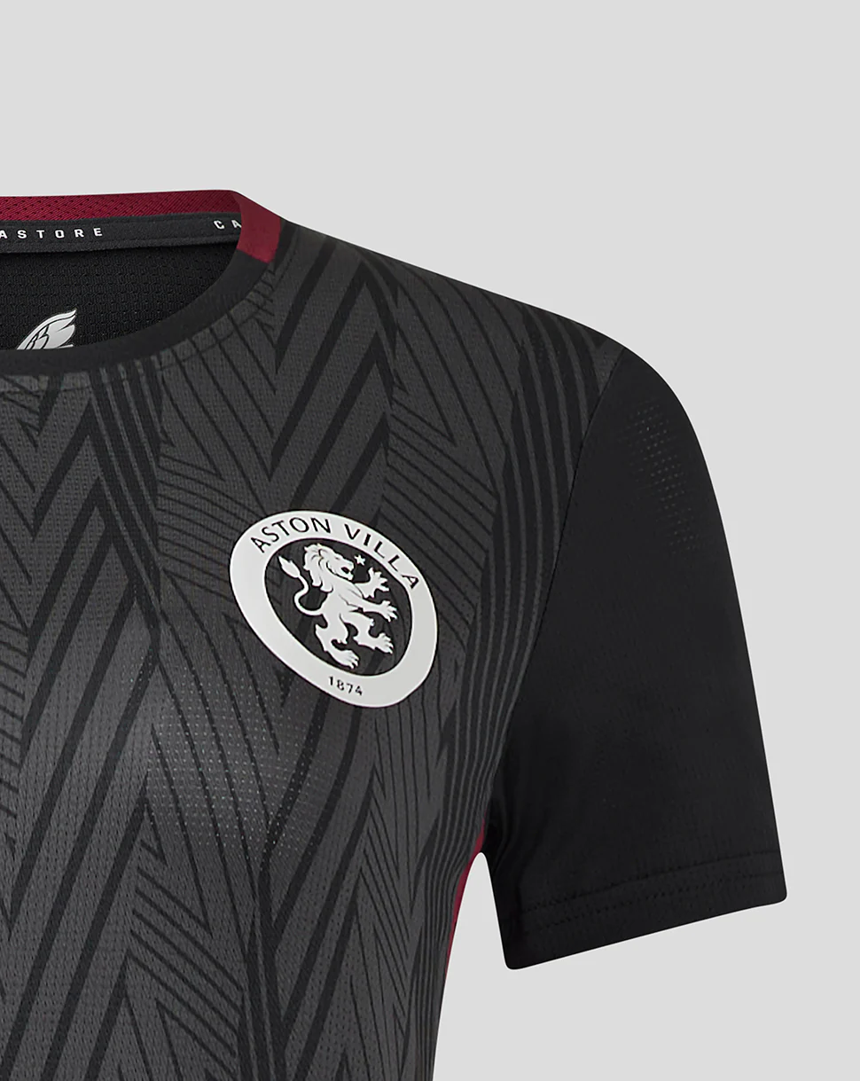 Womens ASTON VILLA FC STAFF TRAINING GENERAL SHORT - CAVIAR / RHODODENDRON