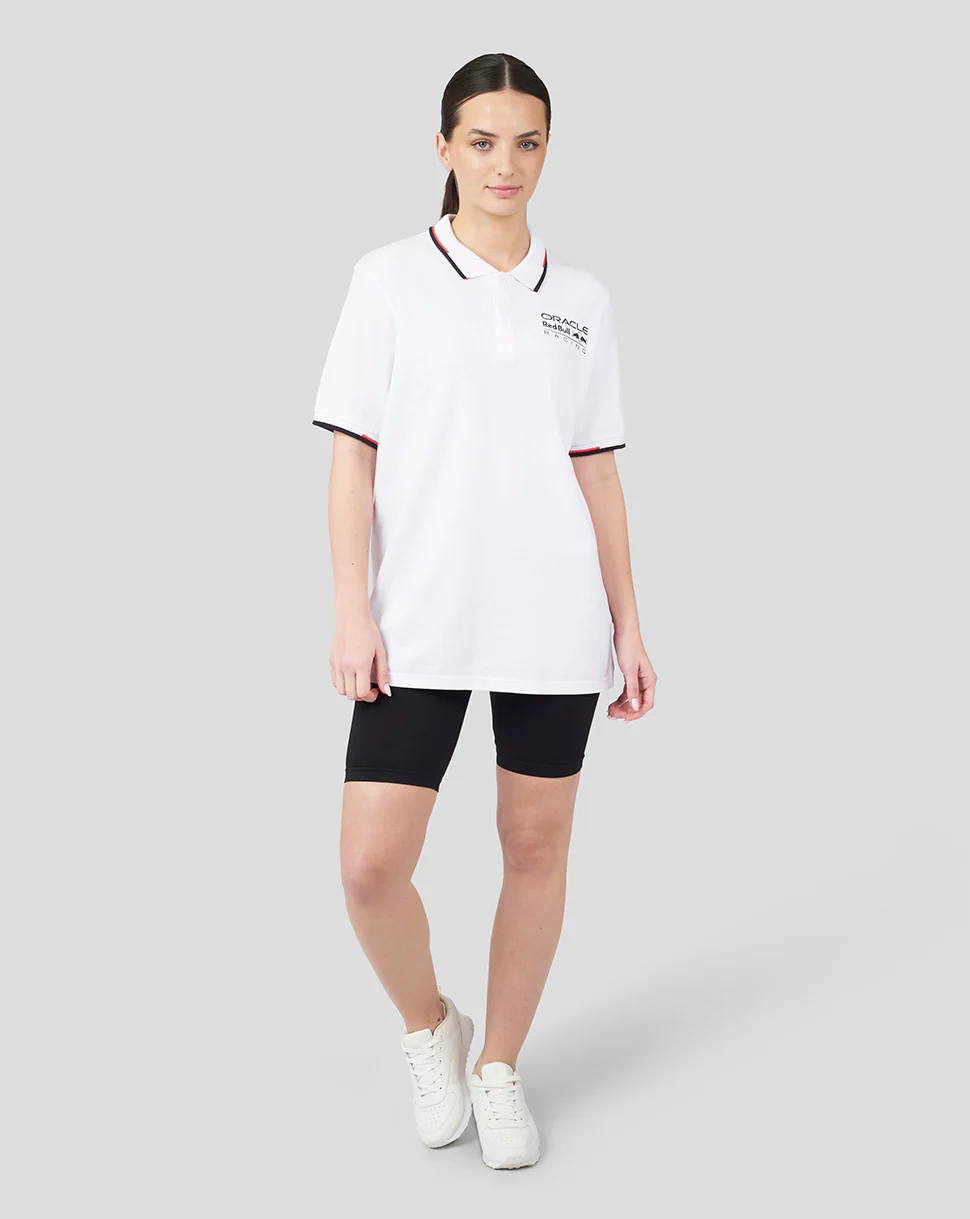 Oracle Red Bull Racing Unisex Core Polo - White