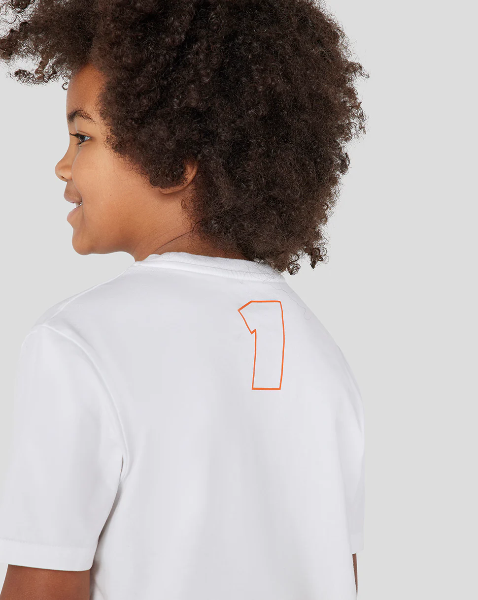 ORACLE RED BULL RACING JUNIOR DRIVER MAX VERSTAPPEN T-SHIRT - EXOTIC ORANGE