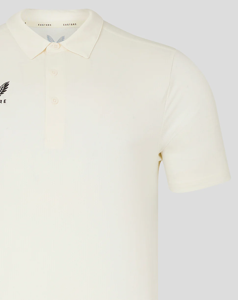 Mens Cricket Short Sleeve Tech Polo