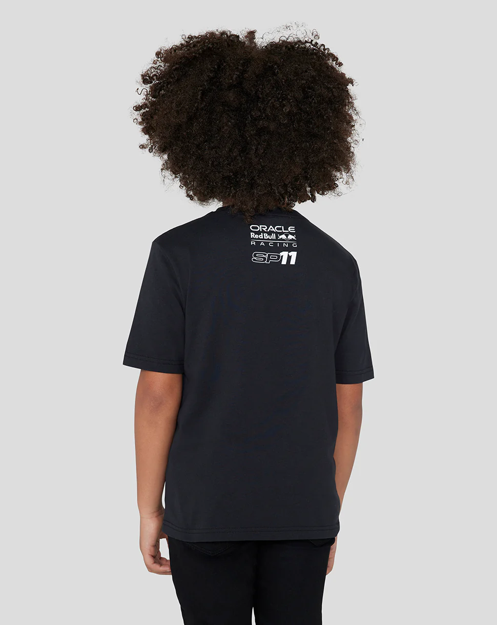 ORACLE RED BULL RACING JUNIOR DRIVER SERGIO CHECO PEREZ T-SHIRT - BLACK