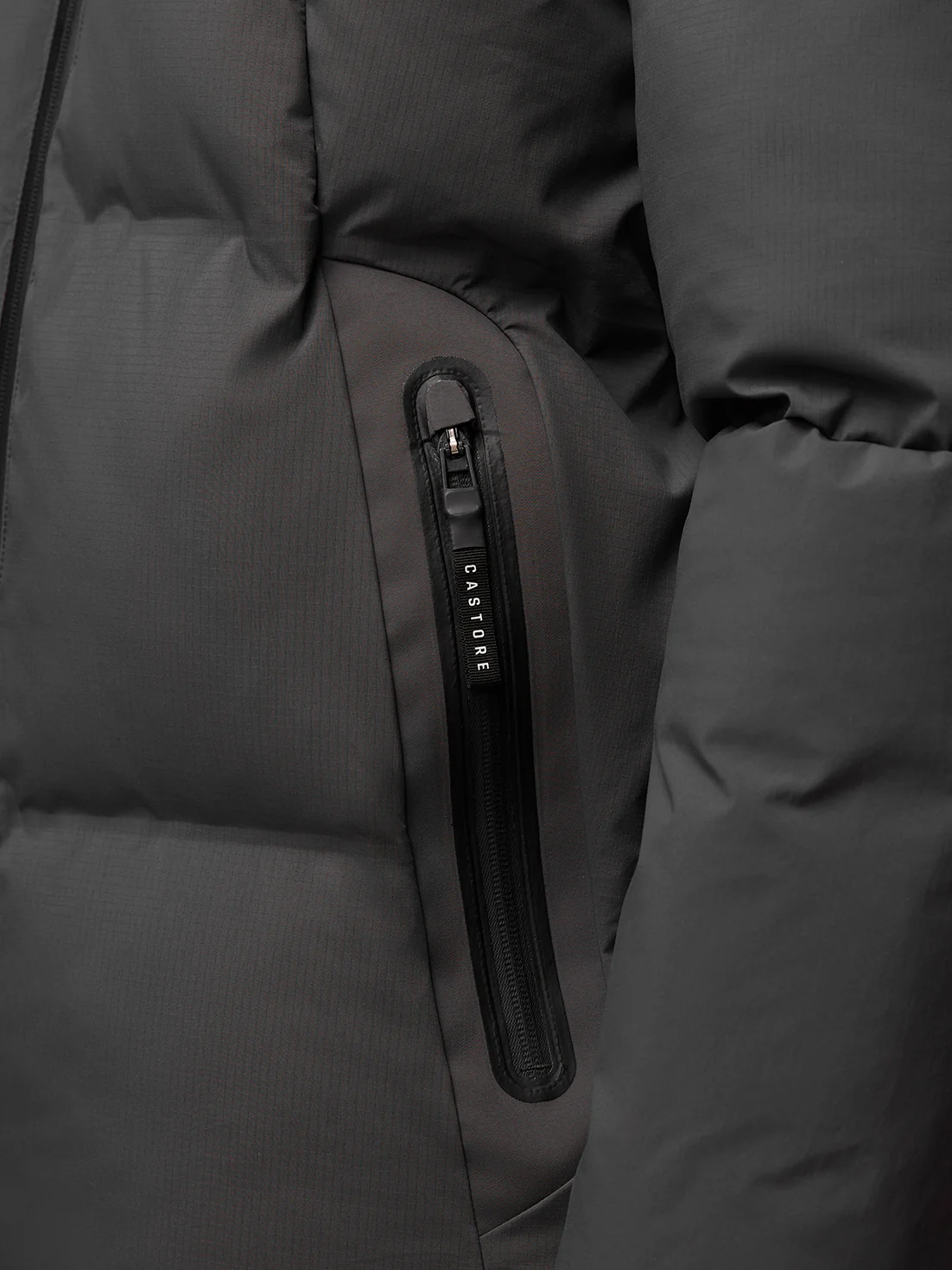 Quilts Jacket - Charcoal