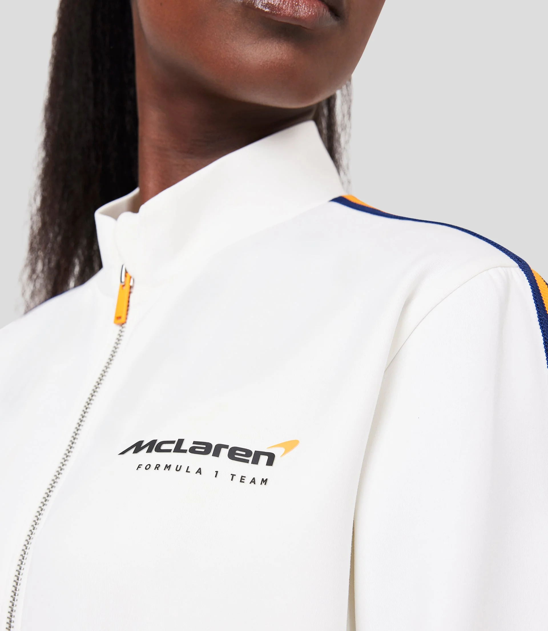 White McLaren Gulf Track Jacket