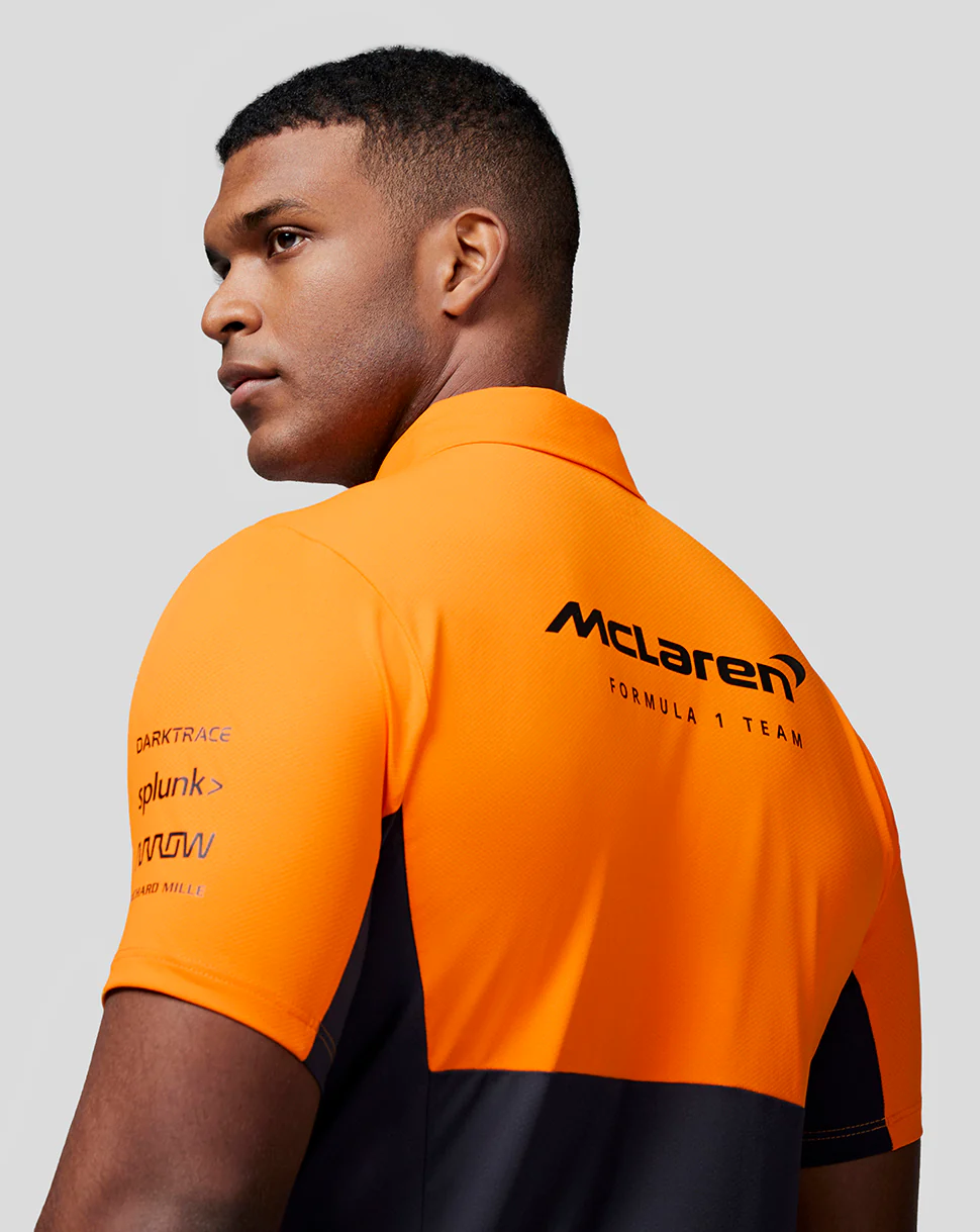 McLaren Mens Official Teamwear Polo Shirt Formula 1
