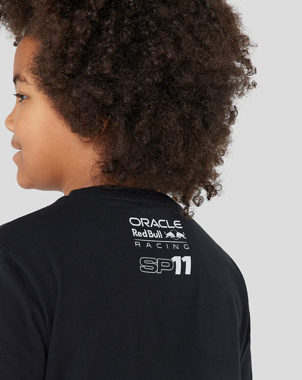 ORACLE RED BULL RACING JUNIOR DRIVER SERGIO CHECO PEREZ T-SHIRT - BLACK