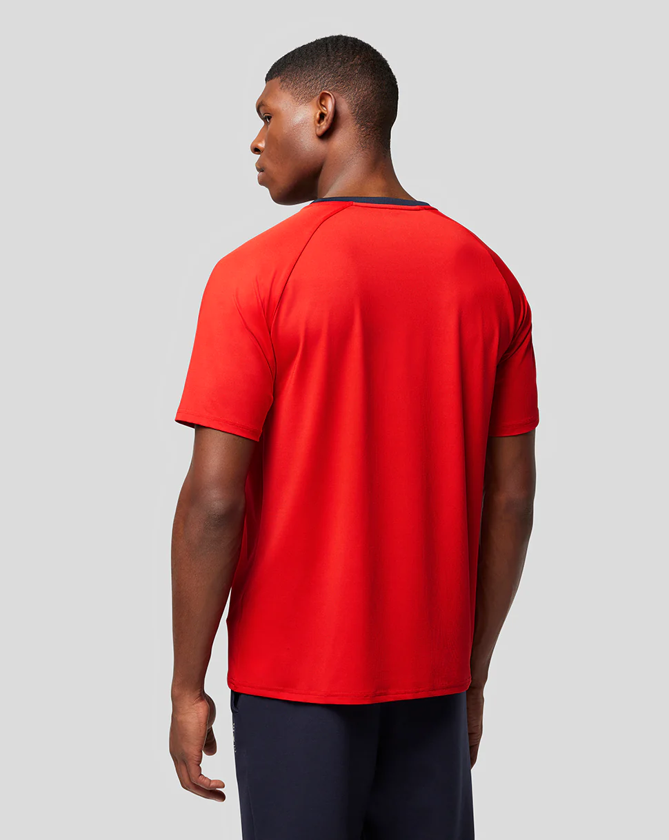 ORACLE RED BULL RACING MENS LIFESTYLE T-SHIRT - FLAME SCARLET