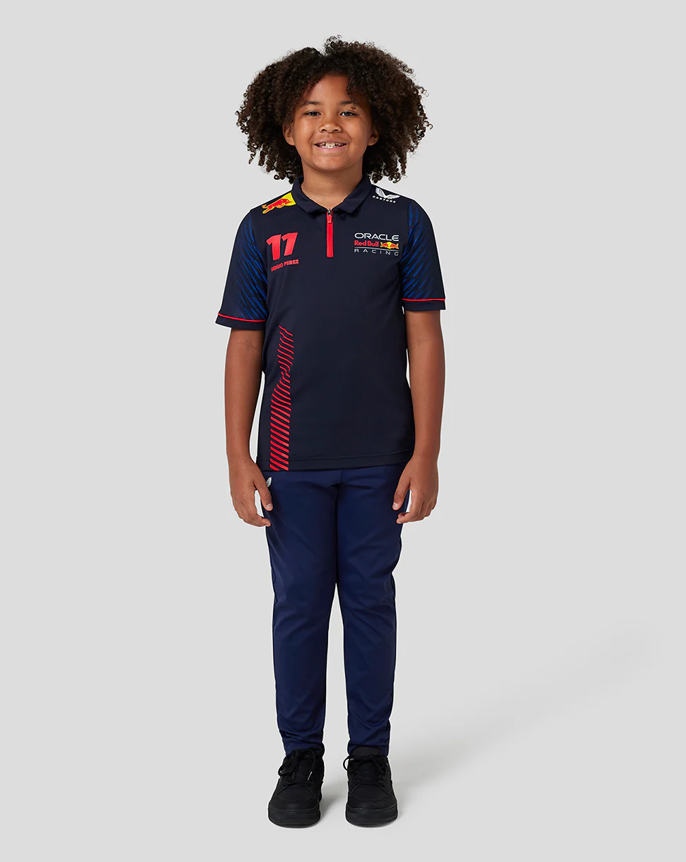 ORACLE RED BULL RACING JUNIOR SS POLO SHIRT DRIVER SERGIO CHECO PEREZ - NIGHT SKY