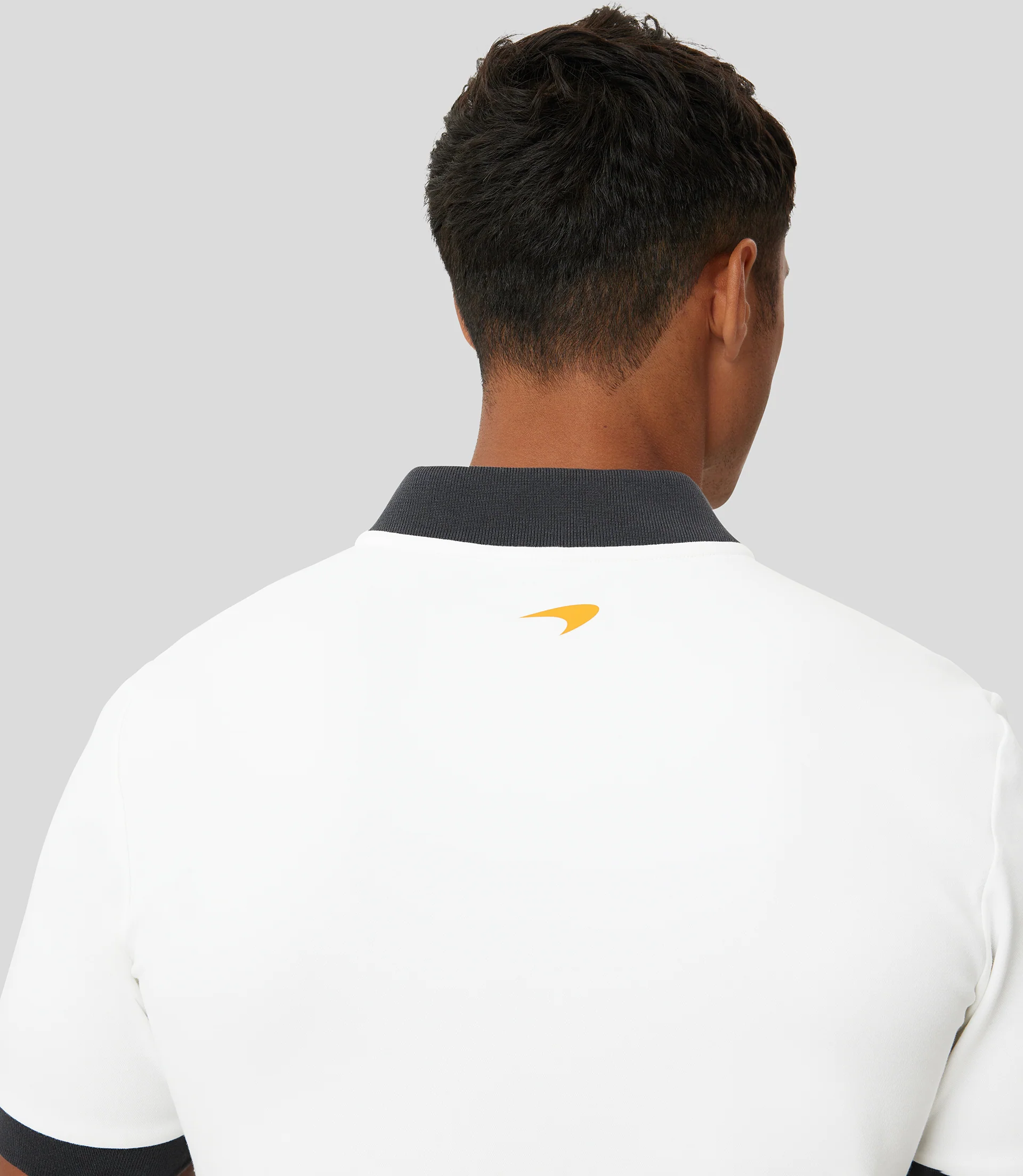 White McLaren Gulf Classic Stripe Polo