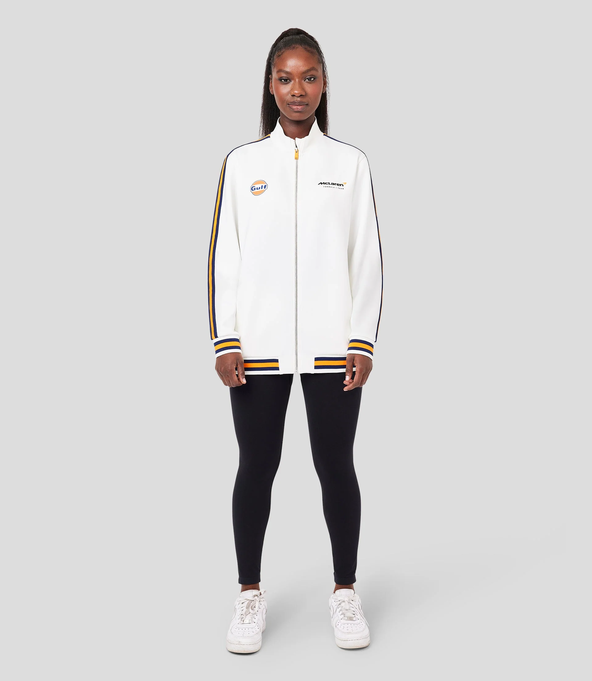 White McLaren Gulf Track Jacket