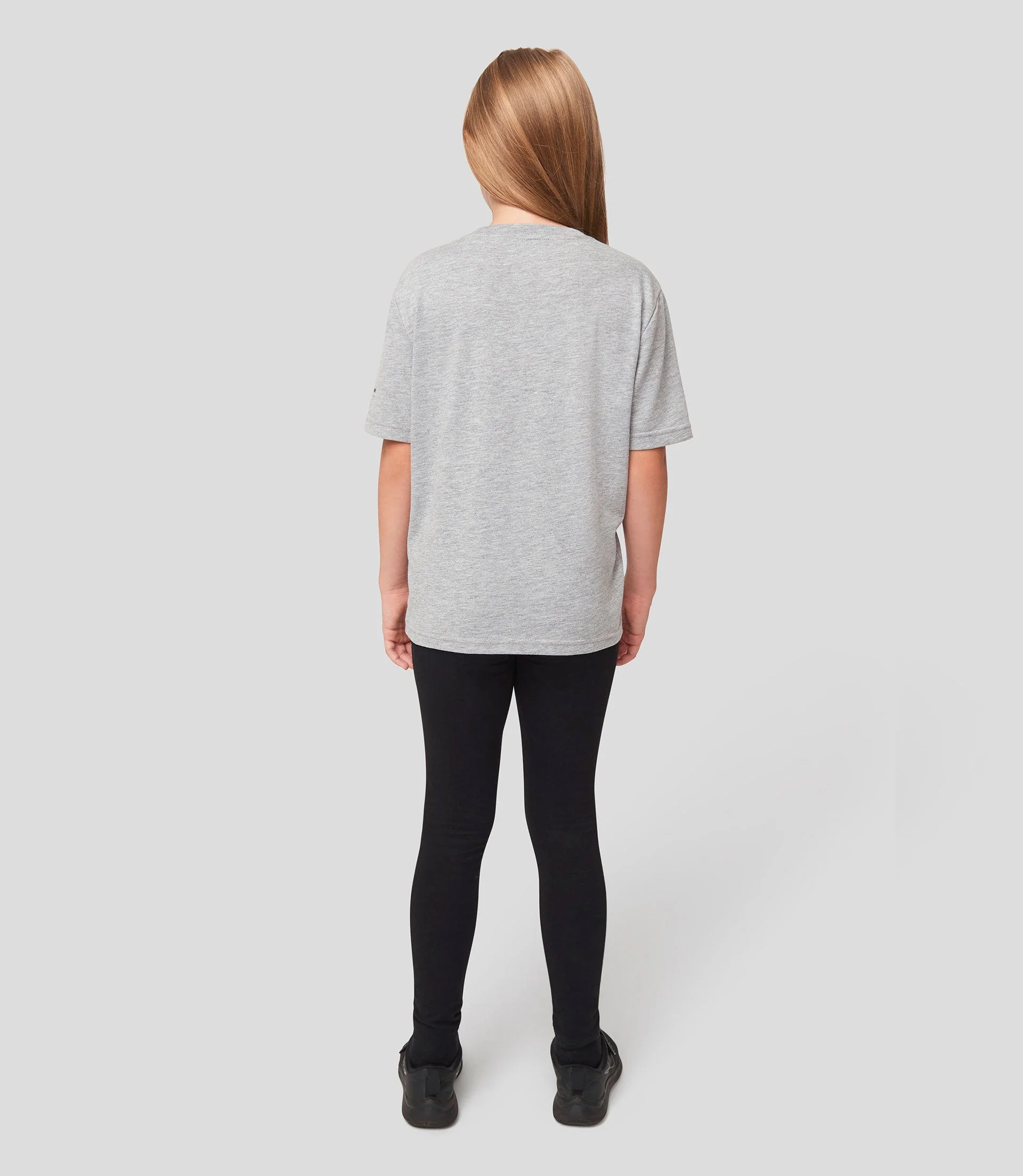 Grey Marl Mclaren Juniors Usa Varsity Short Sleeve T-Shirt