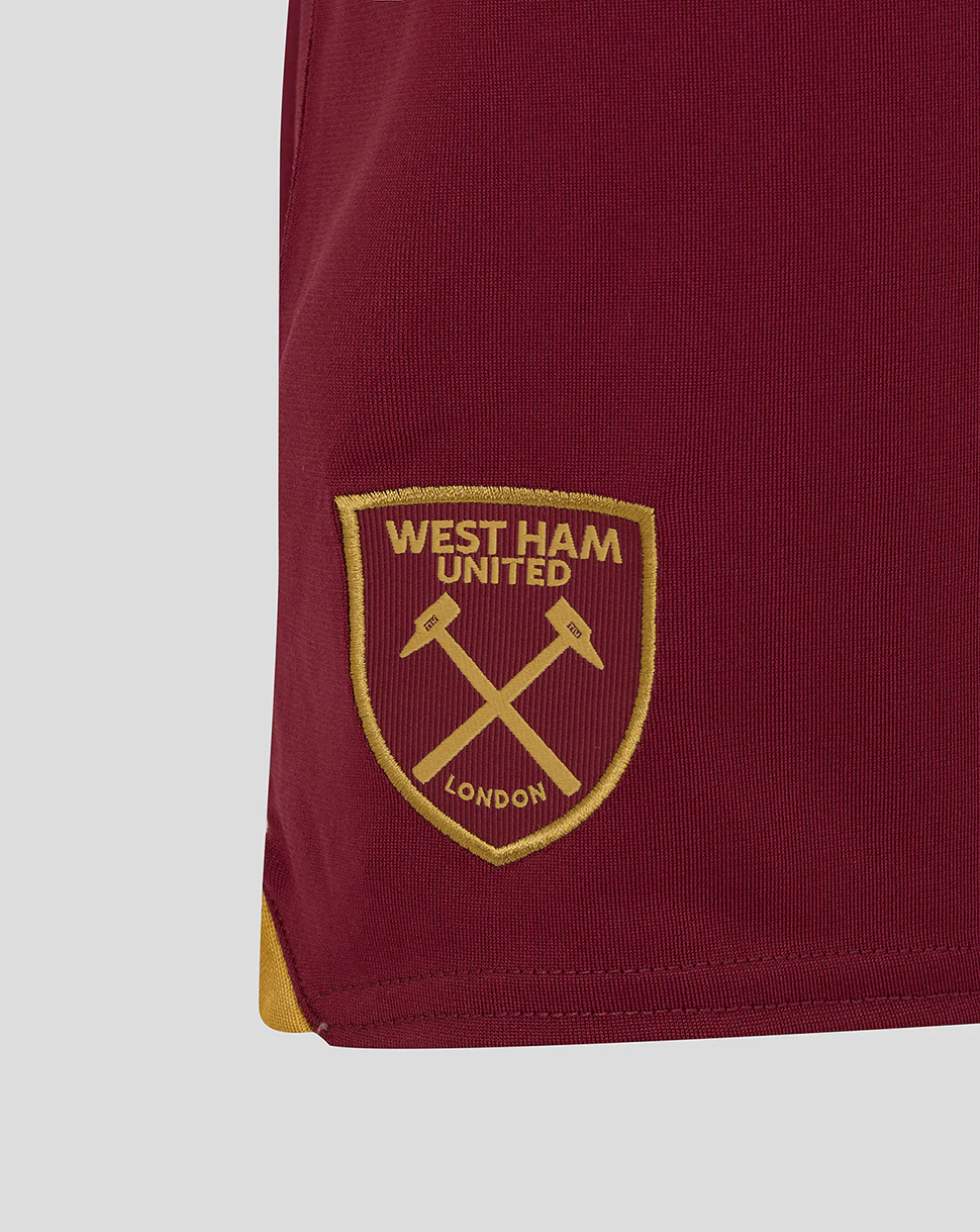 West Ham 24/25 Men's Third Shorts - Burgundy