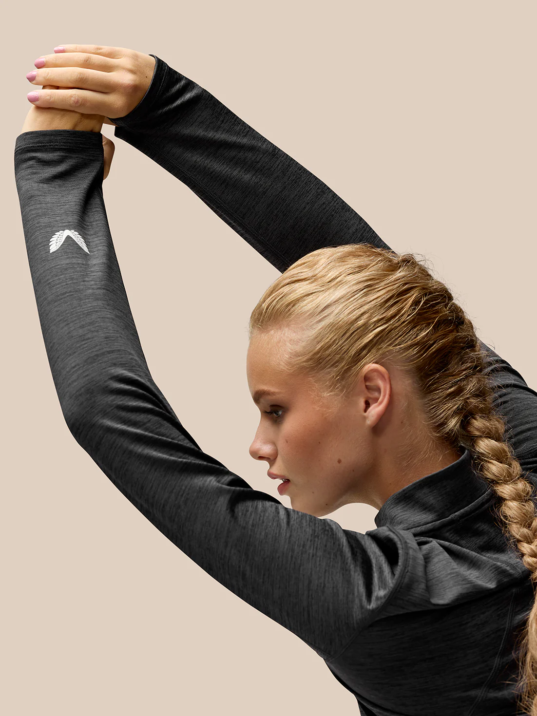 Flow Training 1/2 Zip Top - Black