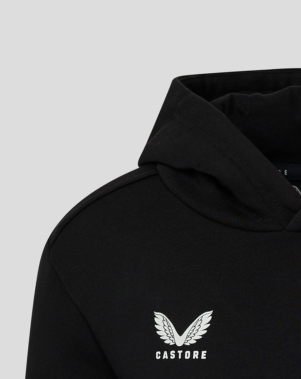 Junior Cotton Leisure Hoodie - Caviar