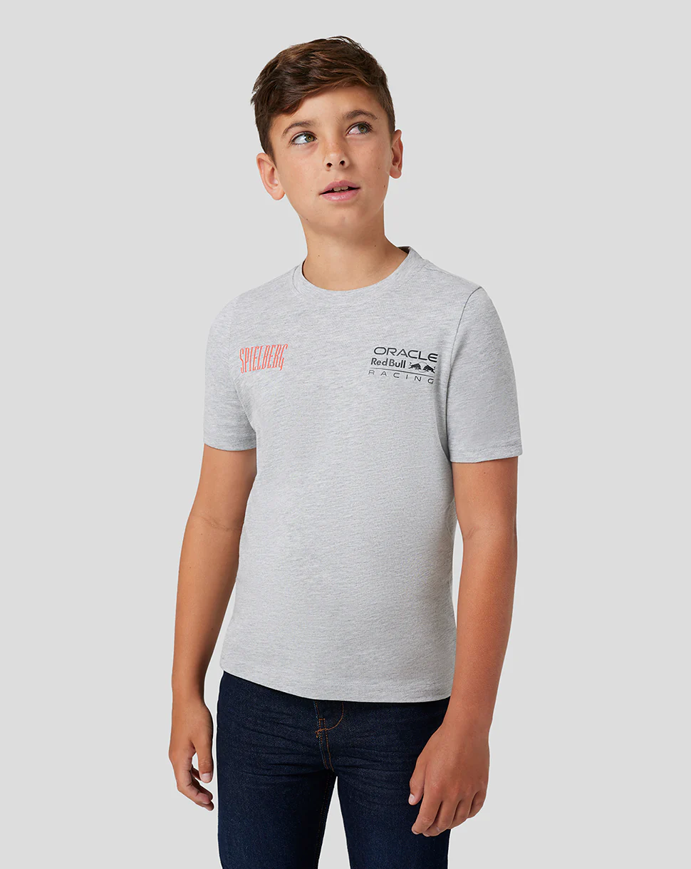 RED BULL RACING JUNIOR SPIELBERG SHORT SLEEVE T-SHIRT - GREY MARL