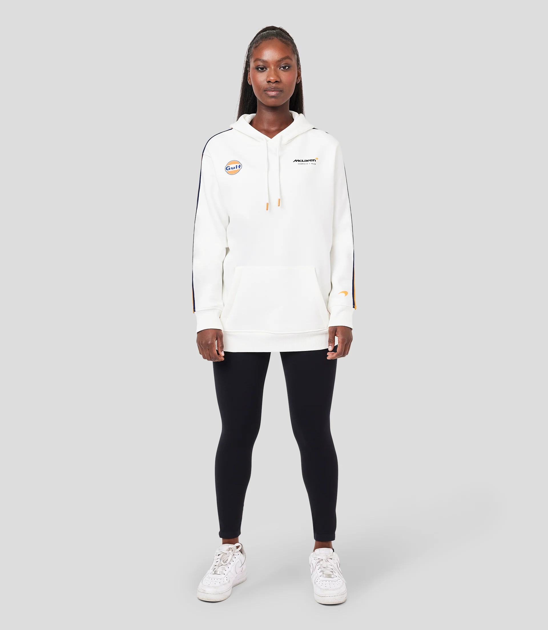 White McLaren Gulf Overhead Hoody