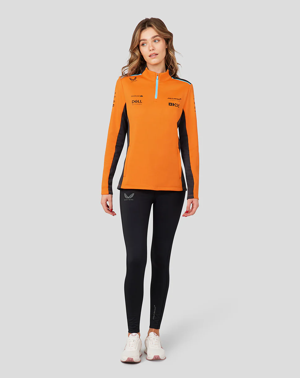 McLAREN WOMEN'S QUARTER ZIP TOP - AUTUMN GLORY