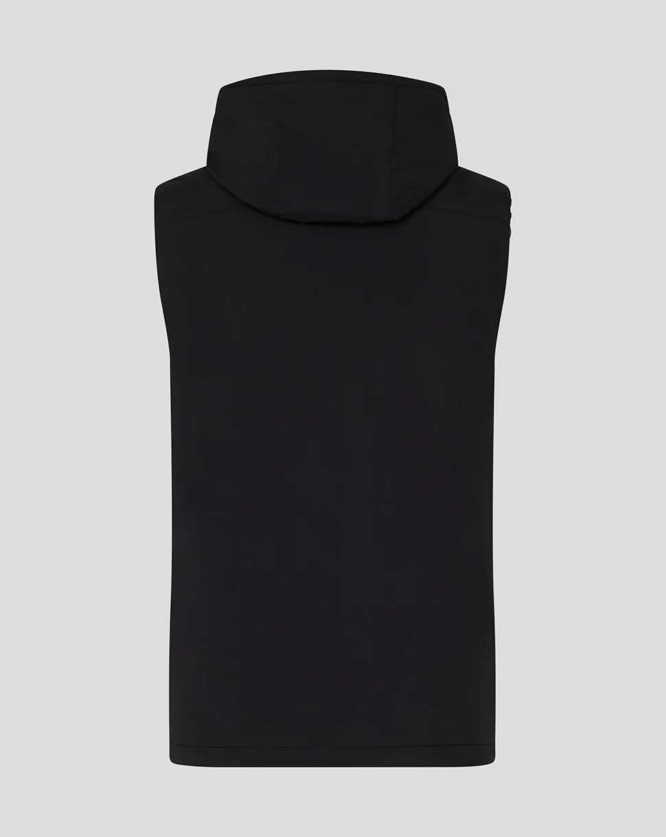Hooded Gilet - Caviar