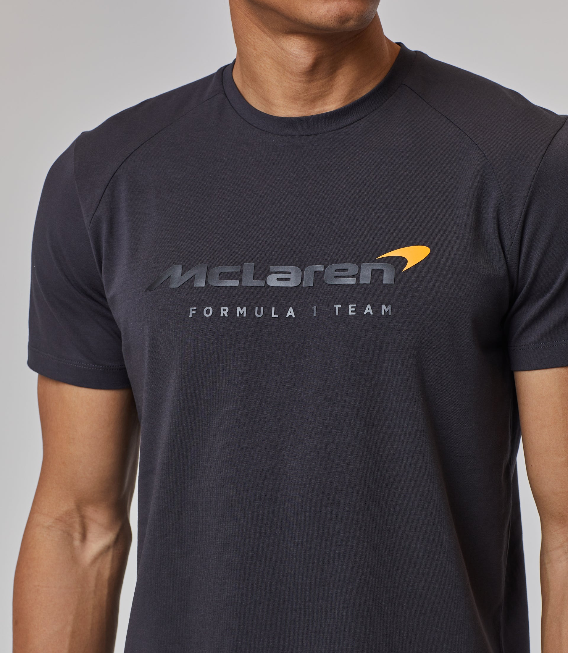 Dark Grey McLaren Active Dualbrand Fanwear T-Shirt