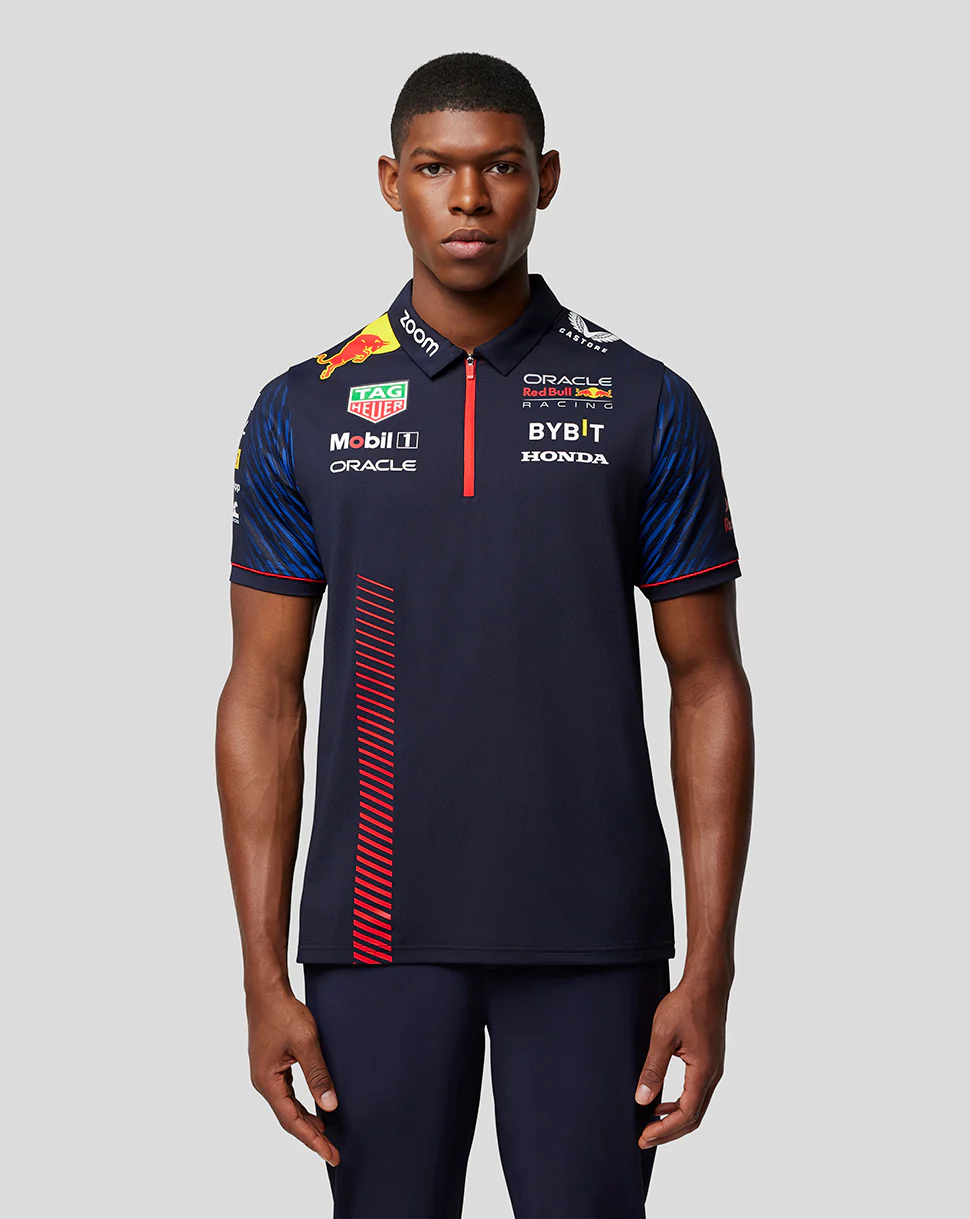 MEN'S ORACLE RED BULL RACING SHORT SLEEVE POLO SHIRT - NIGHT SKY