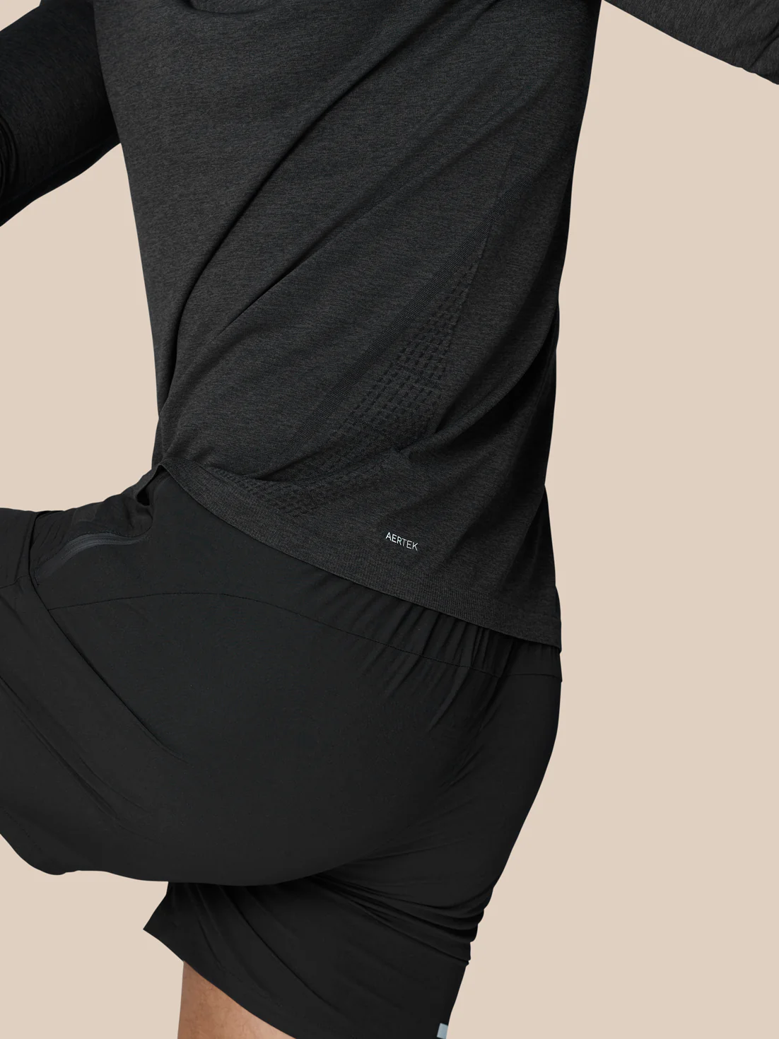 Flow Training 1/4 Zip Top - Black