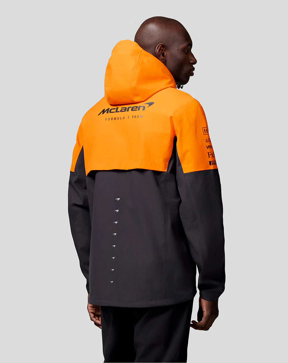 McLaren Unisex Official Teamwear Lightweight Rain Jacket Formula 1