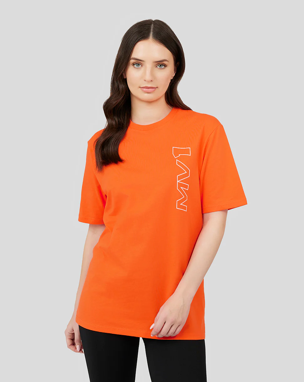 ORACLE RED BULL RACING UNISEX DRIVER MAX VERSTAPPEN T-SHIRT - EXOTIC ORANGE