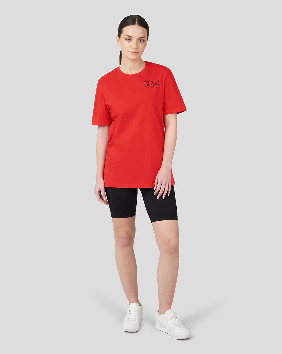 Oracle Red Bull Racing Unisex Core T-Shirt - Flame Scarlet